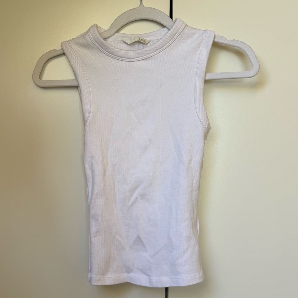 White tank top
